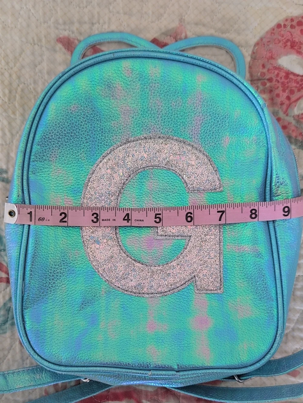 Justice Butterfly Wing Backpack with Silver Glitter G